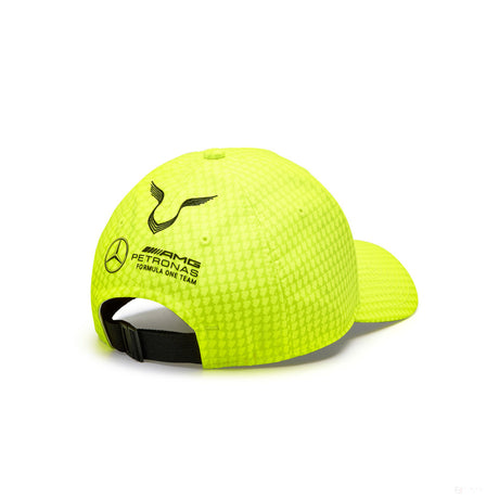 Sapca de baseball Copil Lewis Hamilton Col Driver, galben neon, 2023 - FansBRANDS®