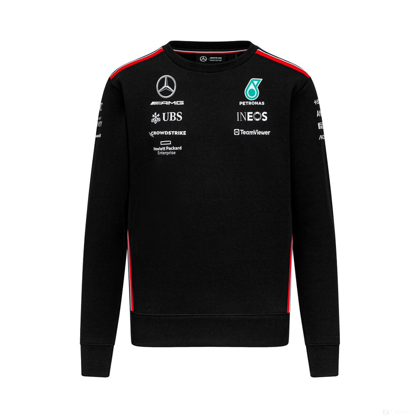 Pulovar de echipa Mercedes, negru, 2023 - FansBRANDS®