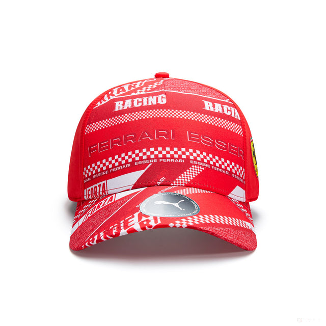 Sapca Grafic Ferrari, rosu - FansBRANDS®