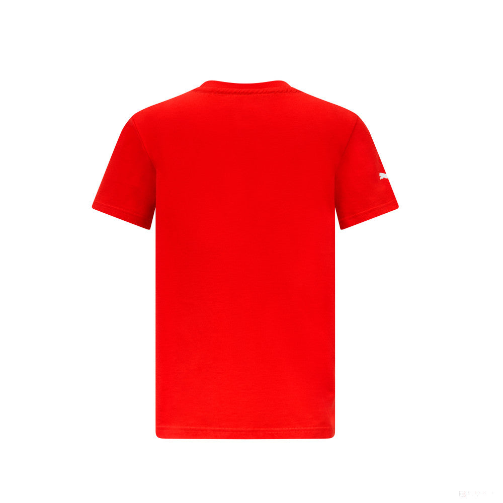 Tricou cu Guler Copil Large Shield, roșu - FansBRANDS®