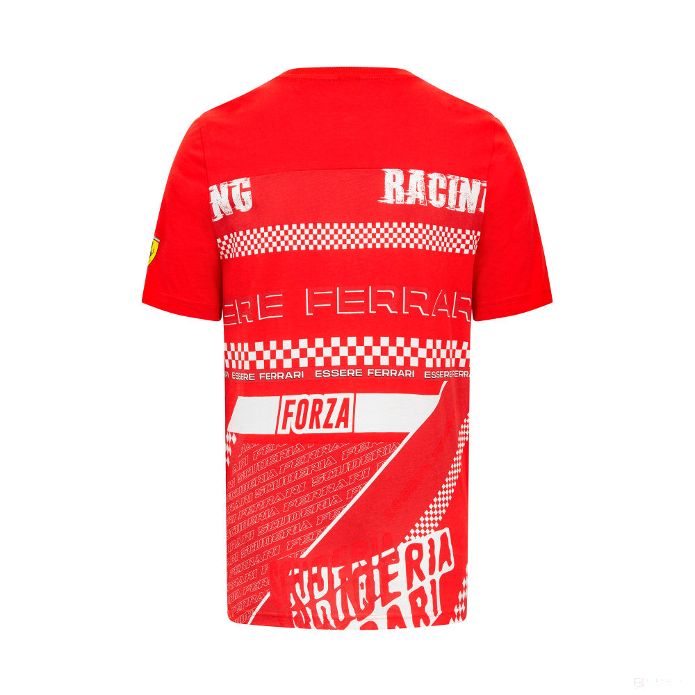 Tricou de Barbat Ferrari Graphic, roșu
