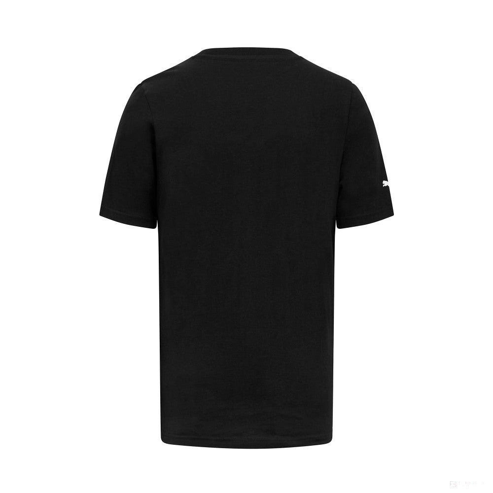 Tricou de Barbati Ferrari cu Sigla Scut, negru - FansBRANDS®