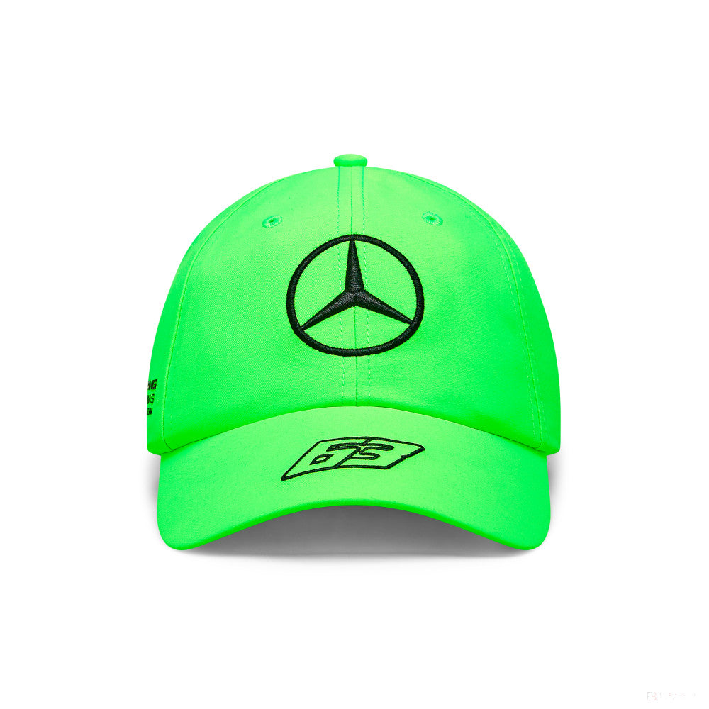 Sapca de echipa Mercedes George Russell Driver, verde neon, 2023