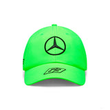 Sapca de echipa Mercedes George Russell Driver, verde neon, 2023