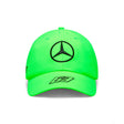 Sapca de echipa Mercedes George Russell Driver, verde neon, 2023 - FansBRANDS®