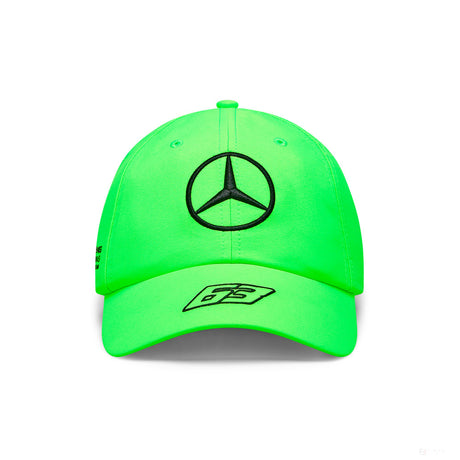 Sapca de echipa Mercedes George Russell Driver, verde neon, 2023 - FansBRANDS®