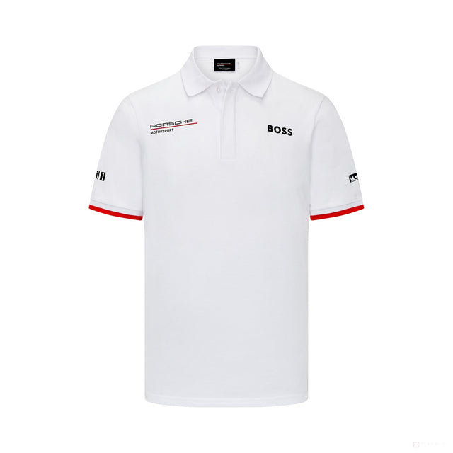 Porsche polo, team, white, 2023 - FansBRANDS®