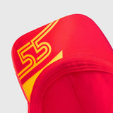Sapca de Echipa Copil Ferrari Se Sainz, roșu, 2023 - FansBRANDS®