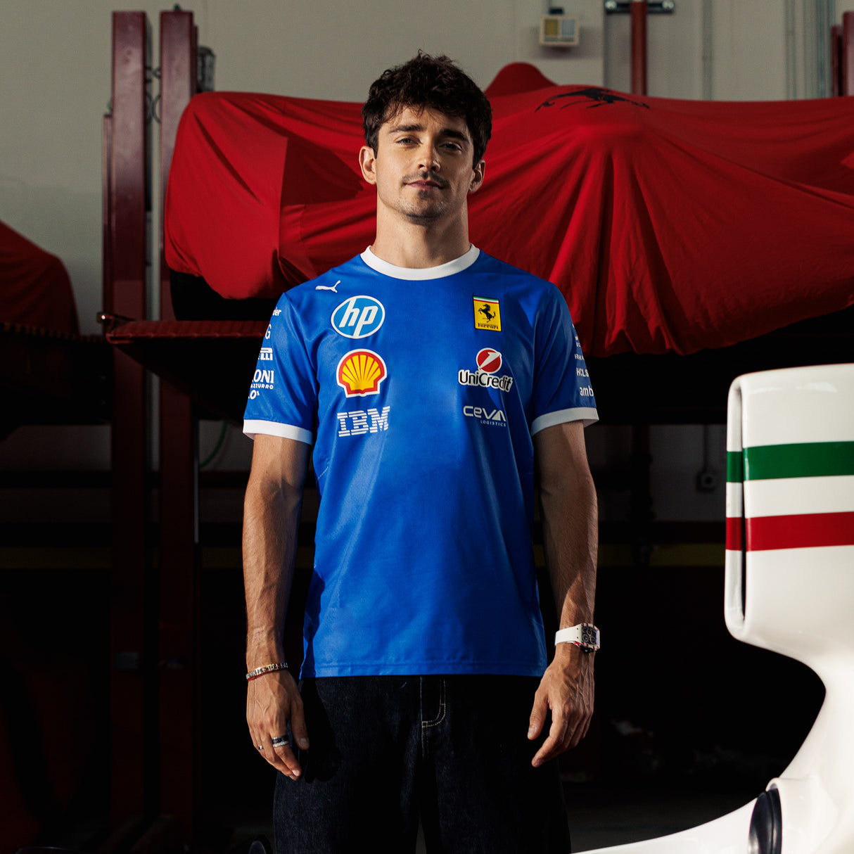 Tricou Ferrari, echipă, Puma Monza ediție specială, albastru 🔥