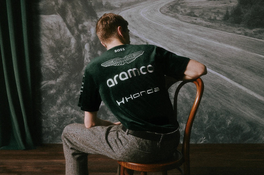 Aston Martin team t-shirt, UK Special Edition, Puma, verde, 2026