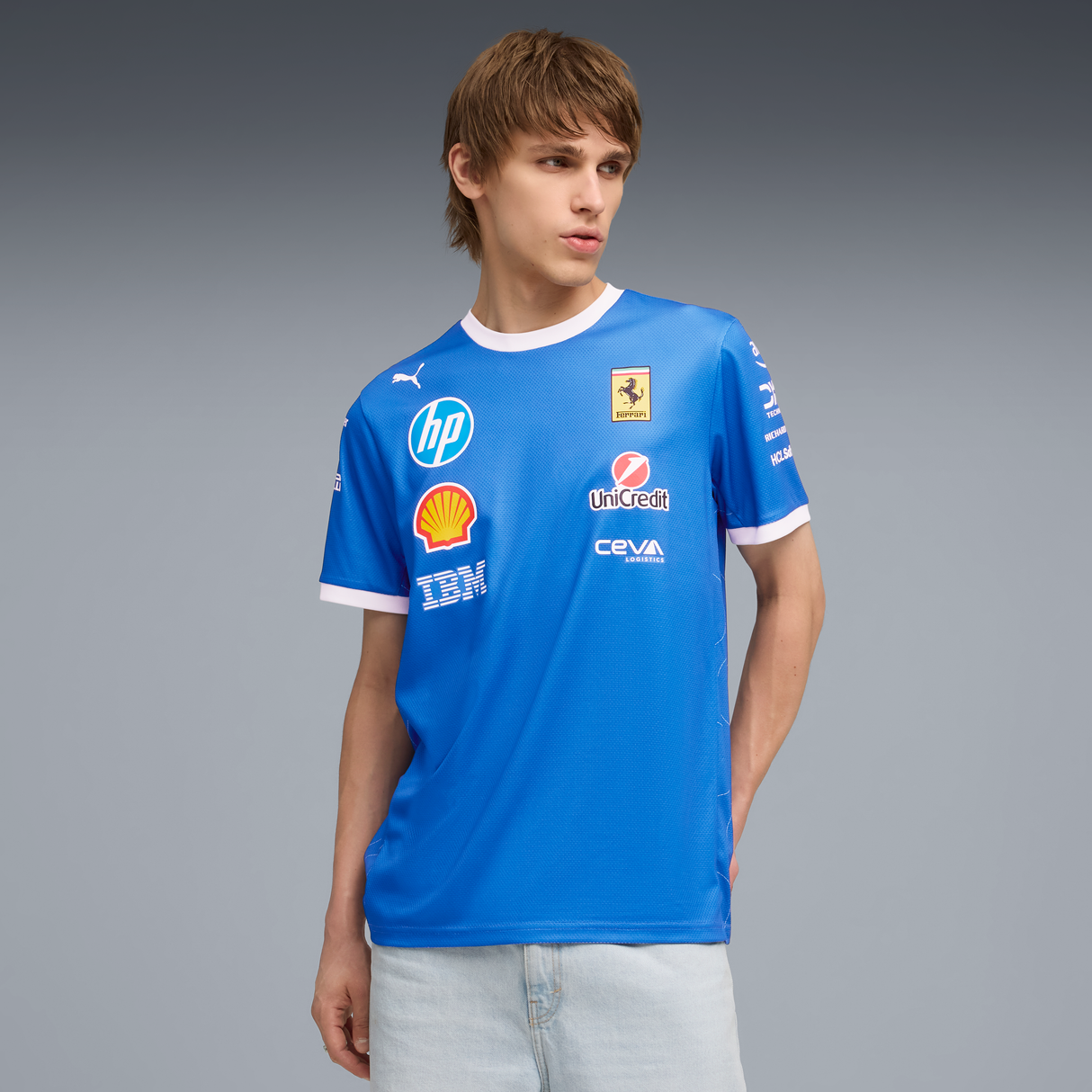 Tricou Ferrari, echipă, Puma Monza ediție specială, albastru 🔥