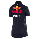 Tricou de Dama cu Guler, Red Bull Team, Albastru, 2018