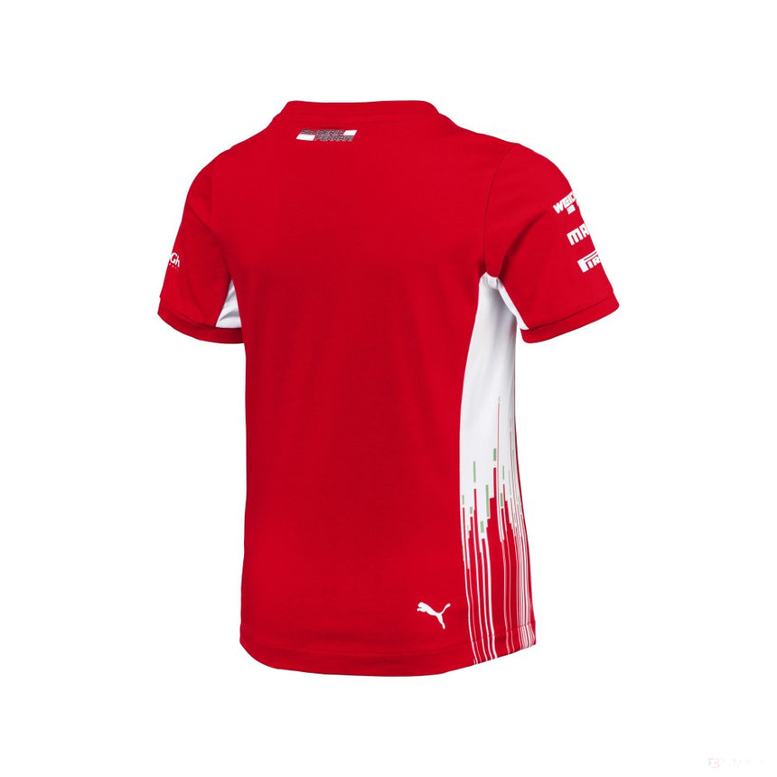 Tricou de Copil cu Guler, Ferrari, Rosu, 2018 - FansBRANDS®