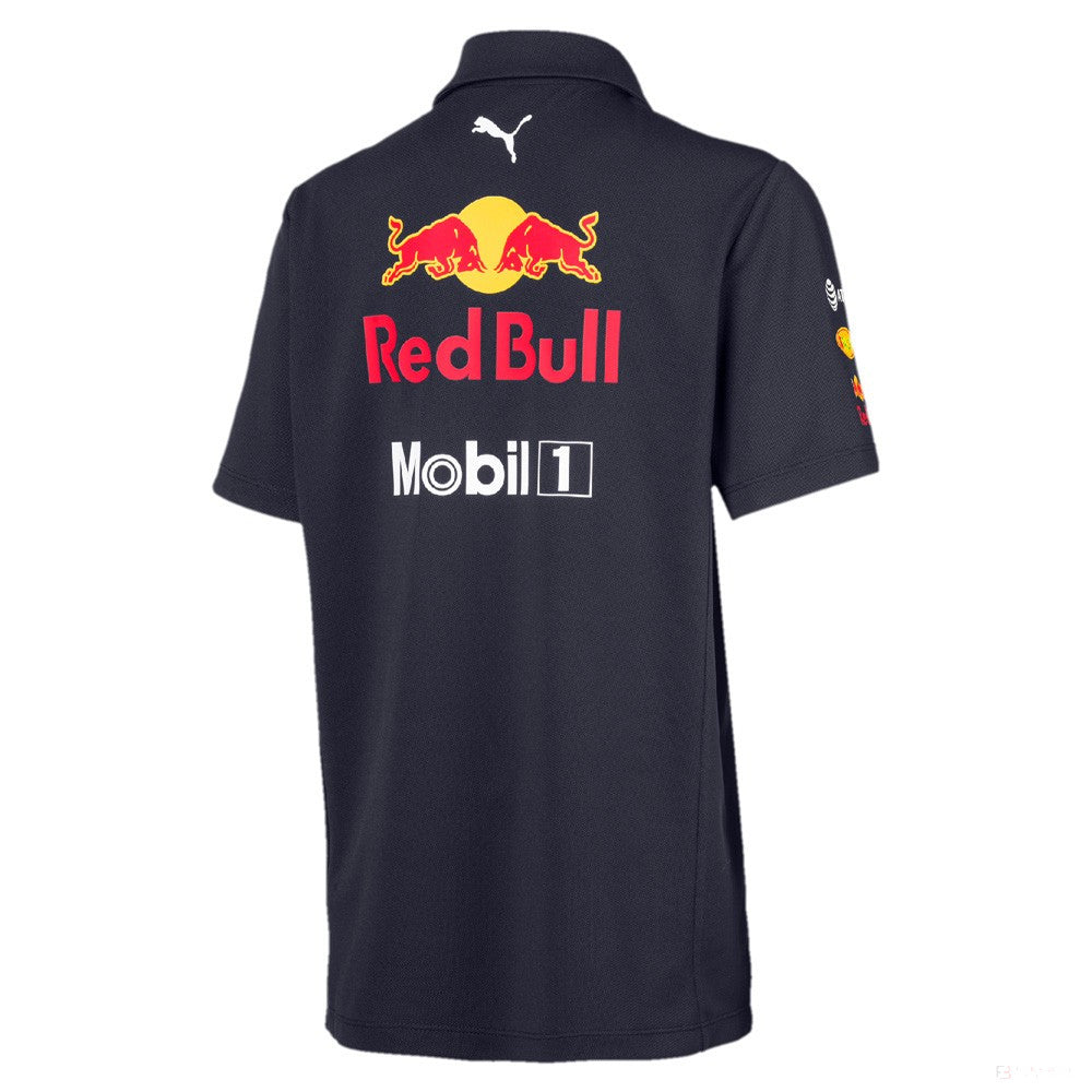Tricou de Copil cu Guler, Red Bull, Albastru, 2019