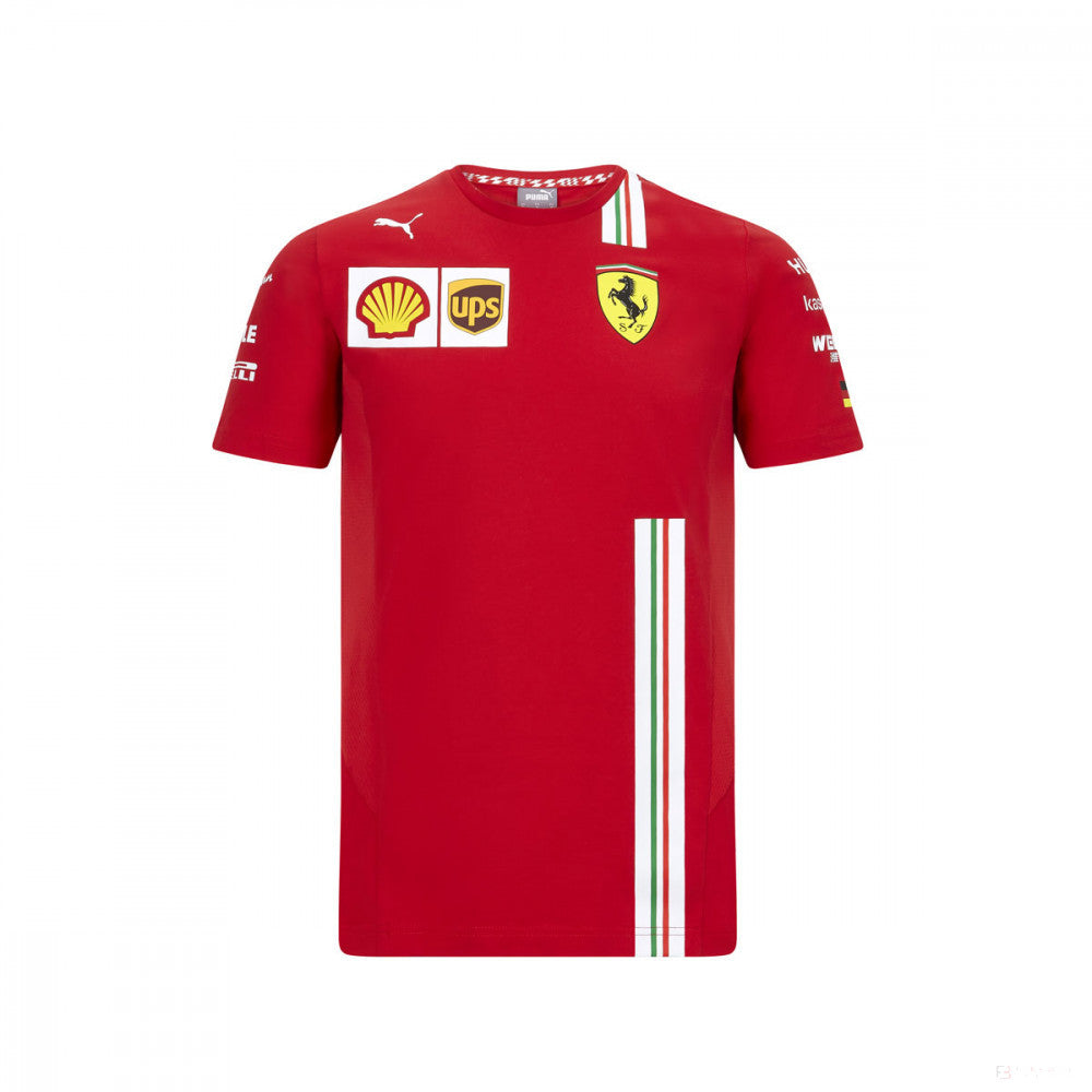 Tricou de Barbat, Puma Ferrari Sebastian Vettel, Rosu, 2020