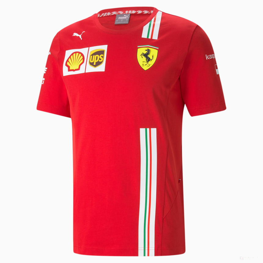 Tricou de Barbat, Puma Ferrari Charles Leclerc, Rosu, 20/21 - FansBRANDS®