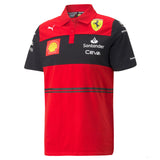 Tricou de Barbat cu Guler, Puma Ferrari Team, 2022, Rosu