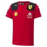 Tricou cu Guler Copil de Echipa  Ferrari Rosso Corsa, 2023 - FansBRANDS®