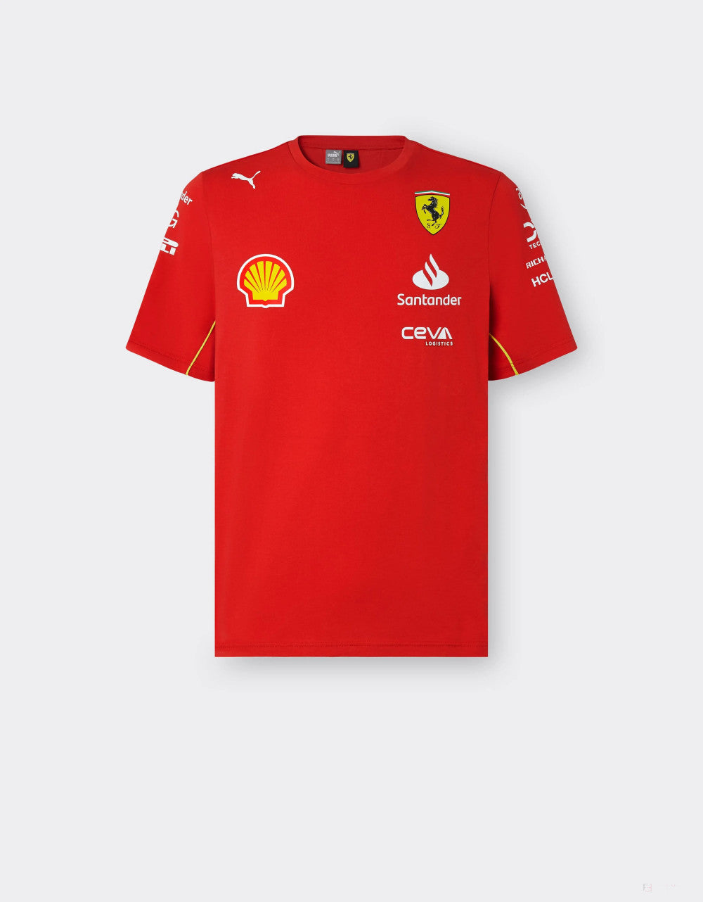 Tricou de Barbat, Echipa Ferrari Rosso Corsa, rosu, 2024