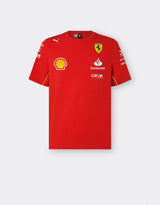 Tricou de Barbat, Echipa Ferrari Rosso Corsa, rosu, 2024 - FansBRANDS®