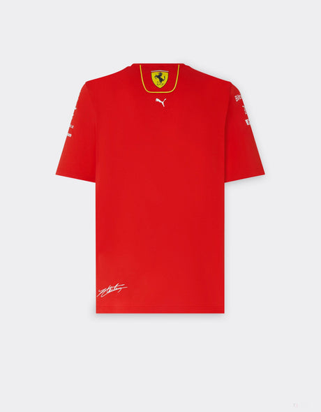 Tricou Charles Leclerc, Ferrari Rosso Corsa,  rosu 2024