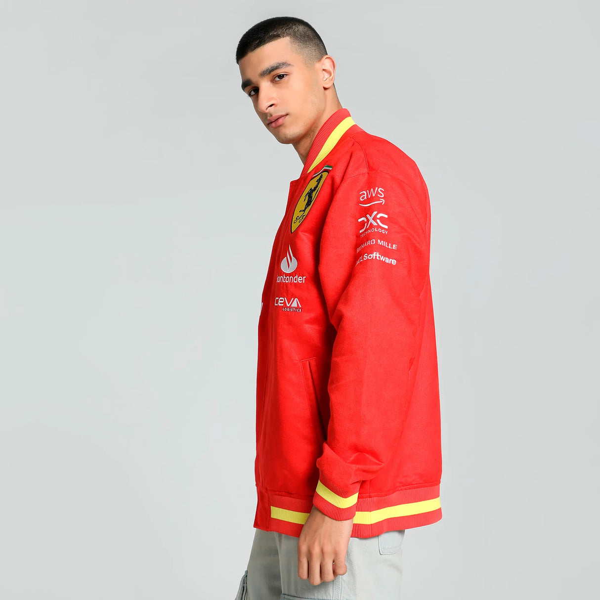 Ferrari geacă, Puma, echipa, Varsity, rosu, 2024