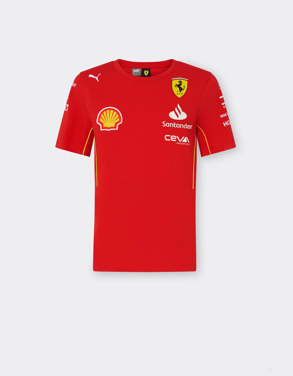 Tricou de Dama, Echipa Ferrari Rosso Corsa, rosu, 2024