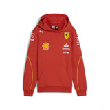 Ferrari hanorac cu glugă, Puma, echipa, copil, rosu, 2024 - FansBRANDS®