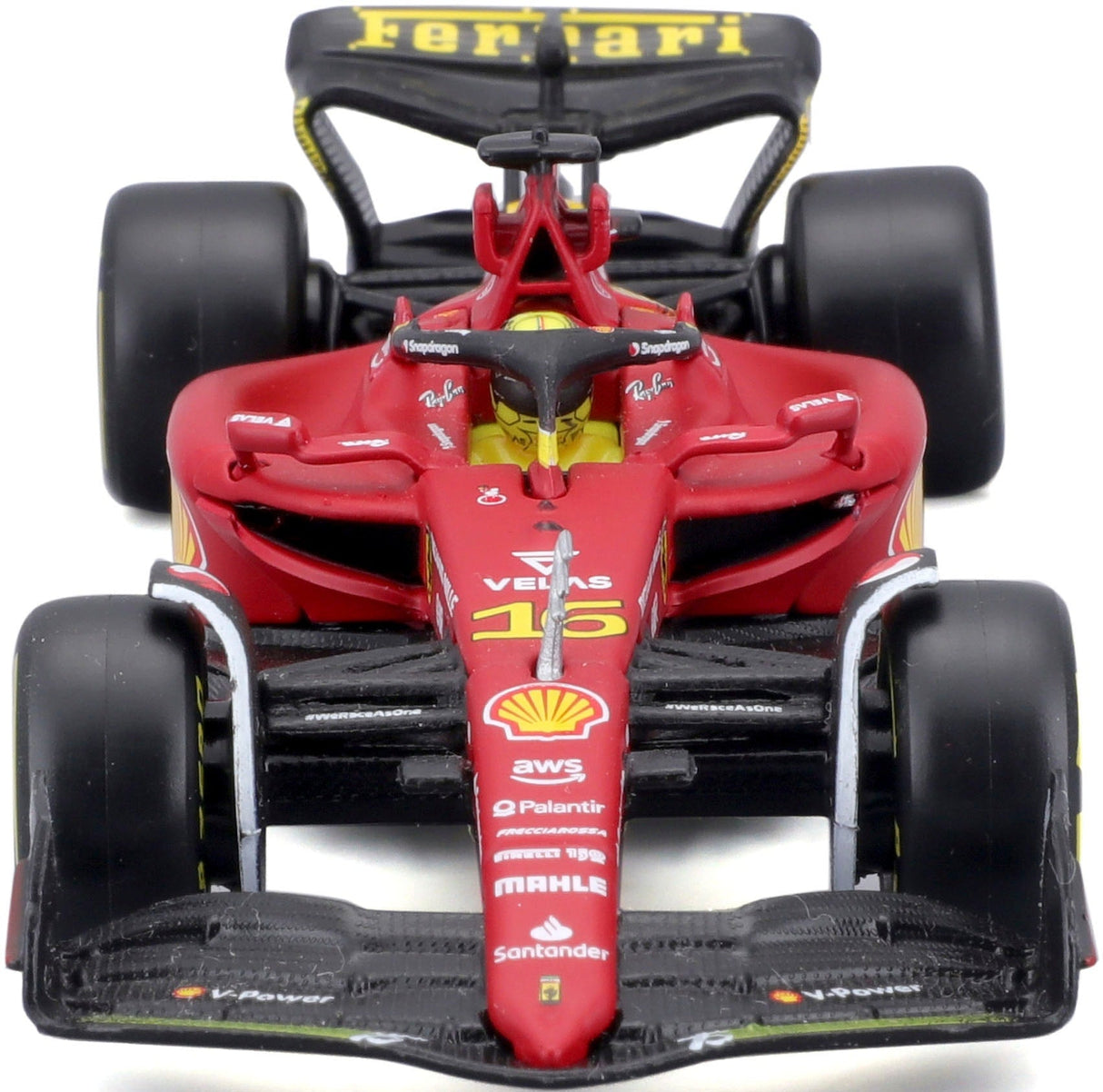 Mașină Ferrari, F1-75 GP Italia, bburago, 1:24, Charles Leclerc #16, 2022