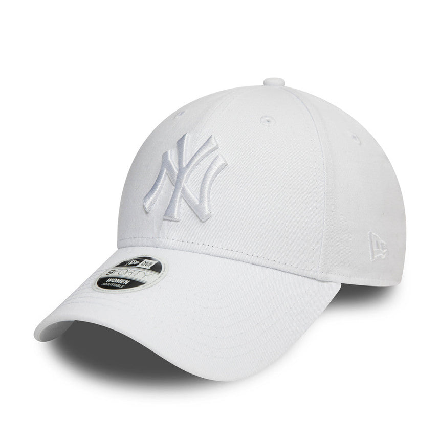 Șapcă New York Yankees, New Era, 9FORTY, esențial, alb pur