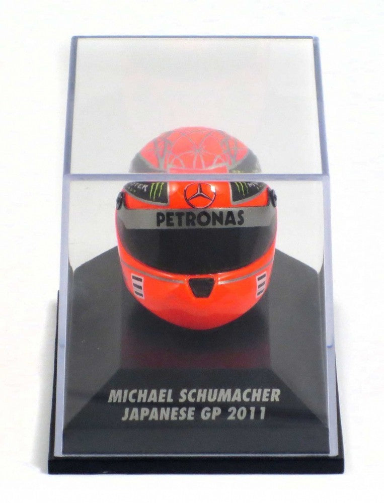Model Casca Mini, Schumacher 2011 Japan, Unisex, Rosu, 1:18, 2015