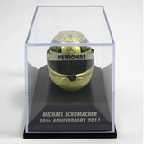 Model Casca Mini, Schumacher 20 years aniversare, Unisex, Galben, 1:18, 2015 - FansBRANDS®