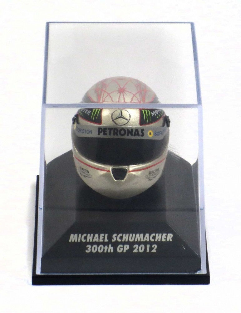 Model Casca Mini, Schumacher 300th GP Spa, Unisex, Gri, 1:8, 2018 - FansBRANDS®