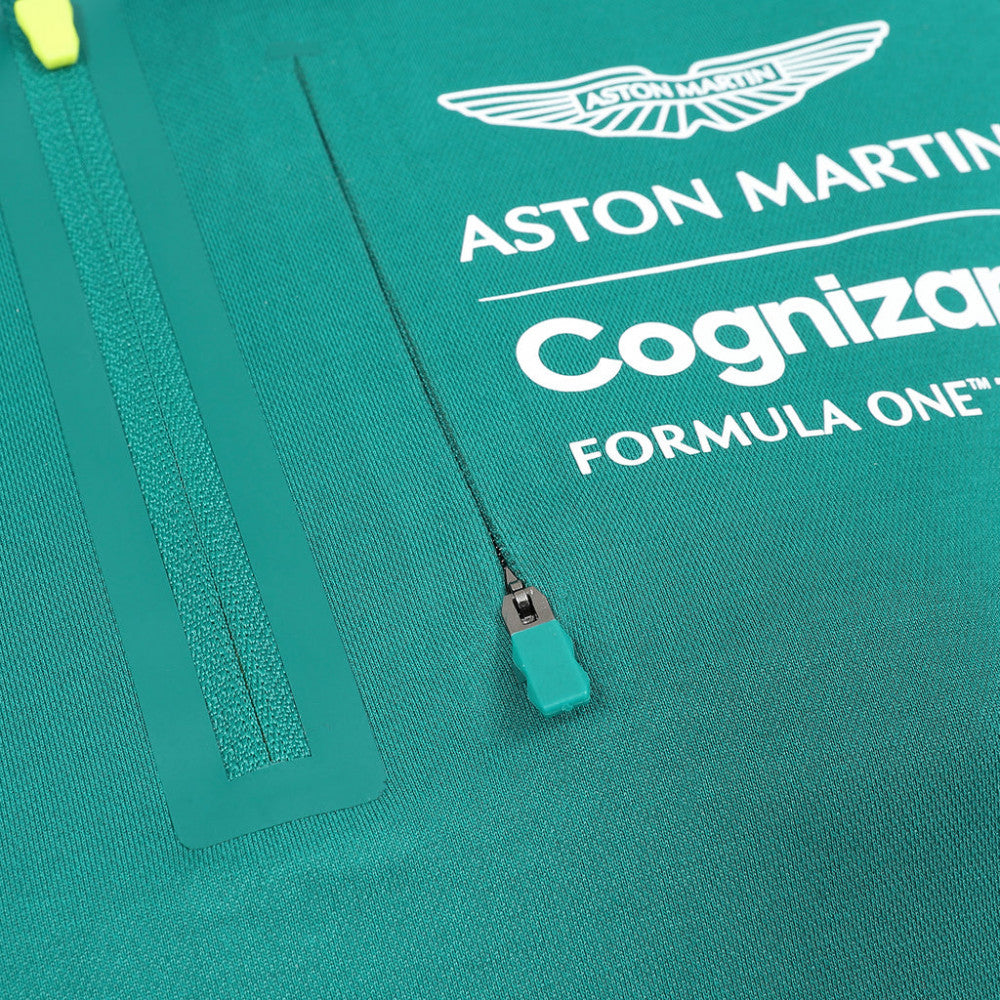 Tricou de Dama cu guler, Aston Martin Team, Verde, 2022