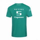 Tricou de Barbat, Aston Martin Sebastian Vettel, Verde, 2022 - FansBRANDS®