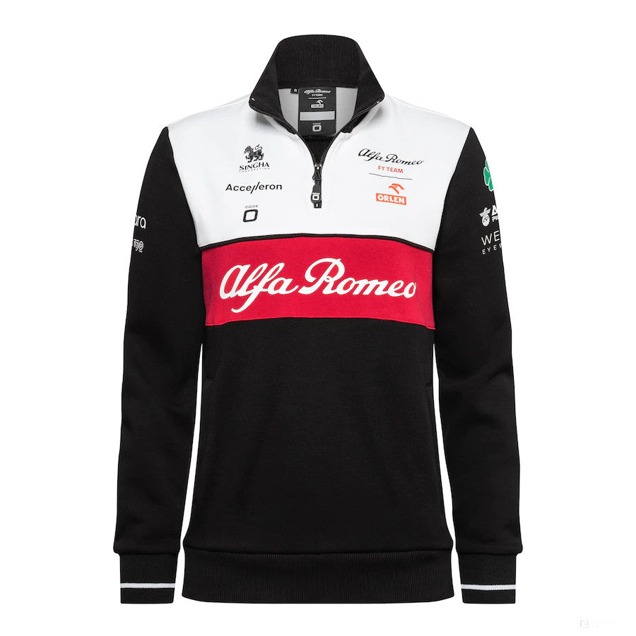 Pulover de Dama, Alfa Romeo Team, Negru, 2022 - FansBRANDS®
