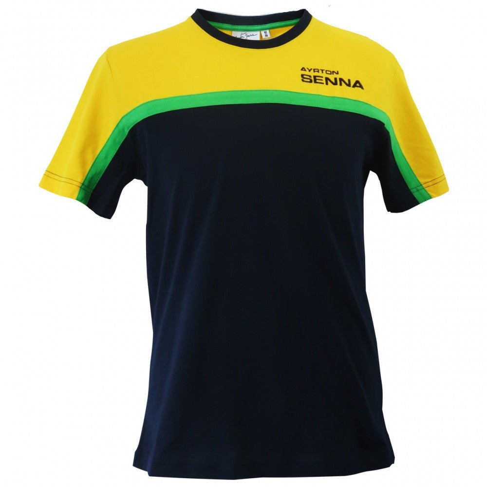 Tricou de Barbat, Senna Racing, Multicolor, 2016