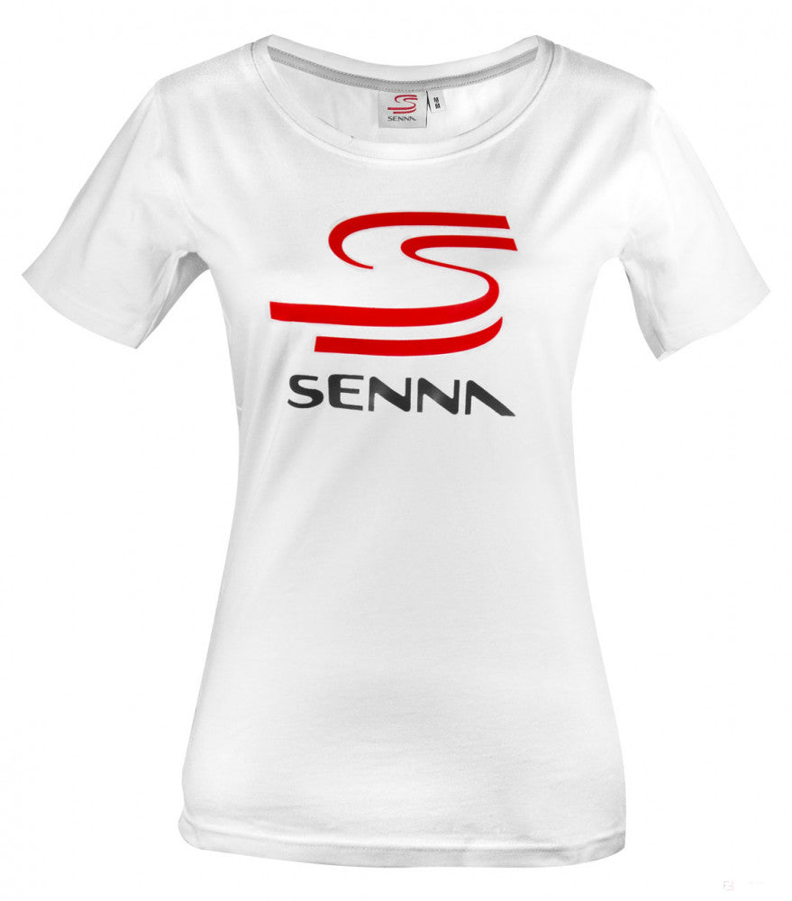 Tricou de Dama, Ayrton Senna, Alb, 2020 - FansBRANDS®