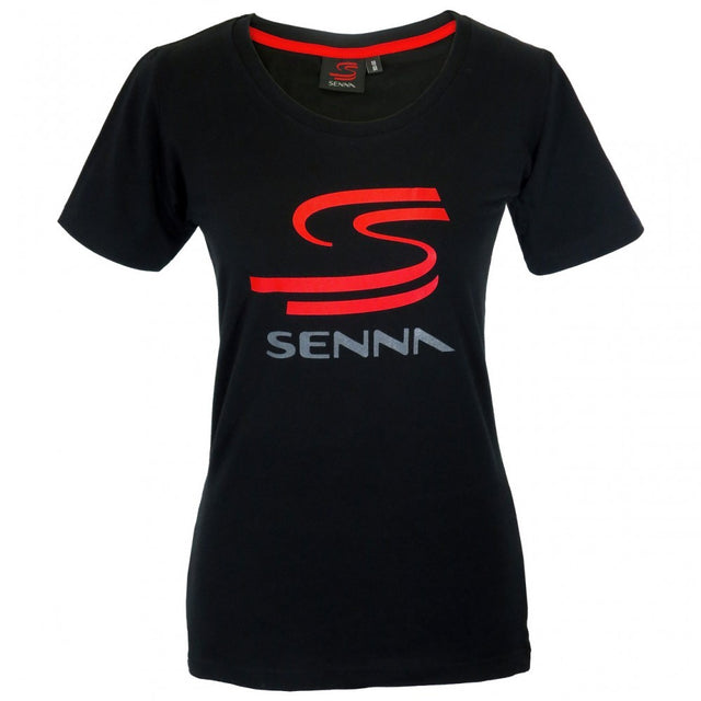 Tricou de Dama, Senna Double S, Negru, 2015 - FansBRANDS®