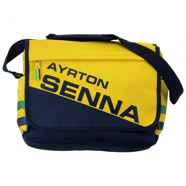 Geanta pentru notebook, Senna Racing, Unisex, Galben, 31x35x10 cm, 2015 - FansBRANDS®