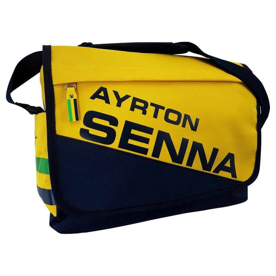 Geanta pentru notebook, Senna Racing, Unisex, Galben, 31x35x10 cm, 2015