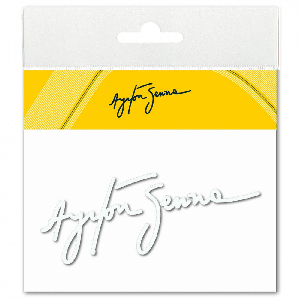 Autocolant, Senna Signature, Unisex, Alb, 2015