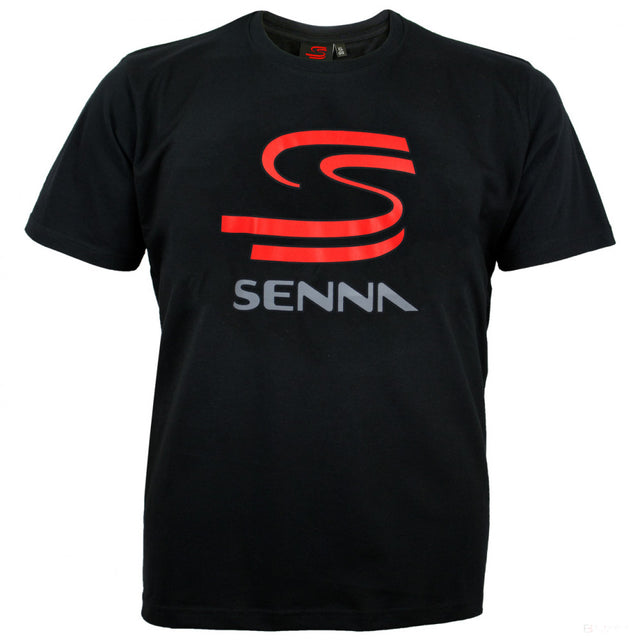 Tricou de Copil, Ayrton Senna Double S, Negru, 2020 - FansBRANDS®