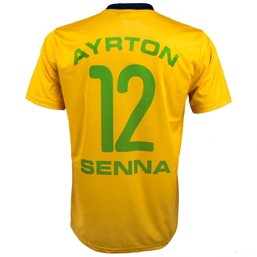 Tricou de Barbat, Ayrton Senna Helmet, Galben, 2020
