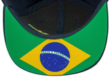 Sapca de Baseball, Senna Brazil Flag, Barbat, Galben, 2018