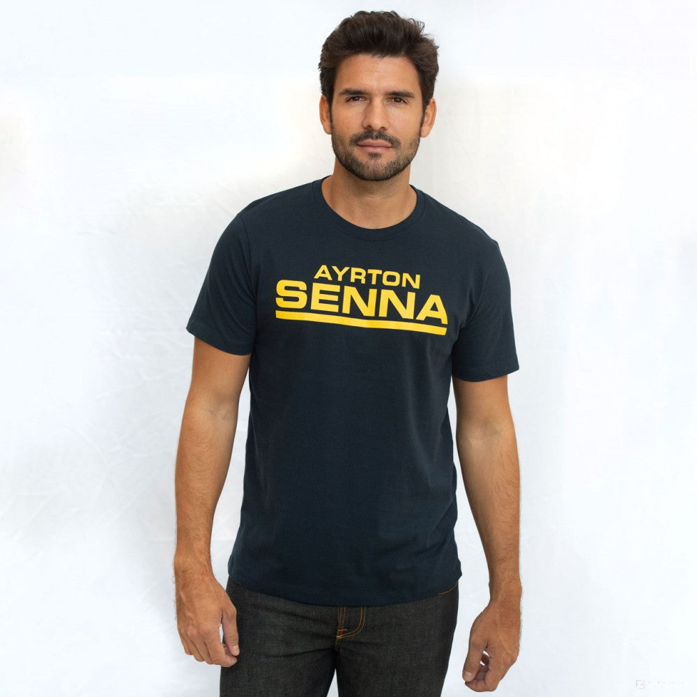 Tricou de Barbat, Senna Racing 12, Albastru, 2018