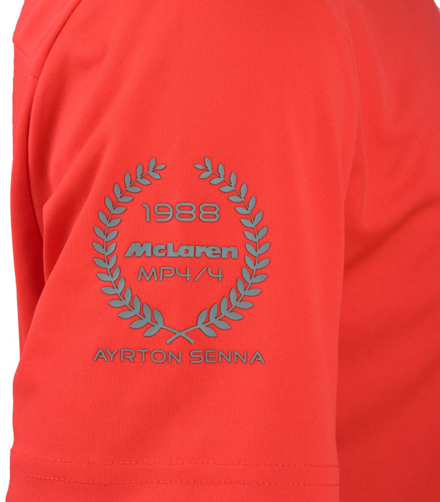 Tricou de Barbat, Ayrton Senna McLaren, Rosu, 2020