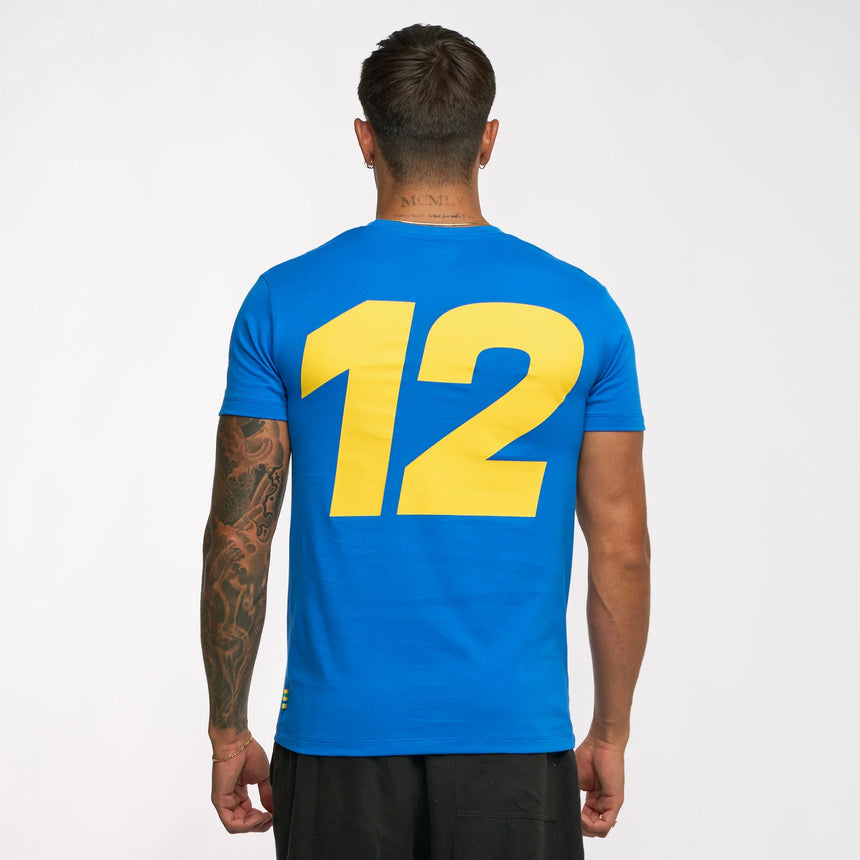 tricou Ayrton Senna, #SENNA, albastru