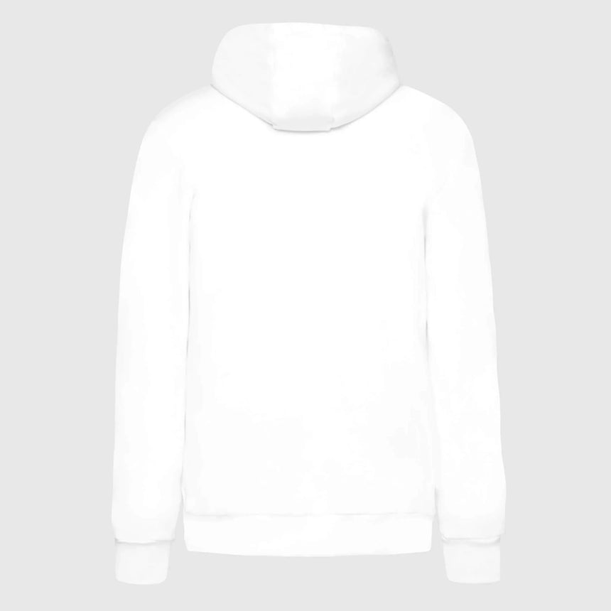 Ayrton Senna hanorac cu glugă, cu dungi, alb