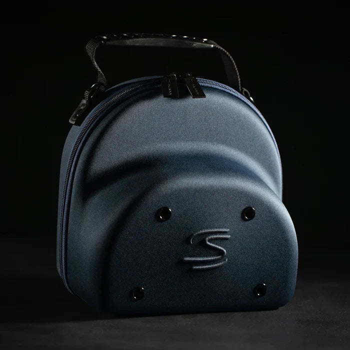 Ayrton Senna șapcă, Nacional, original 1984, cu husă rigidă din textil, albastru